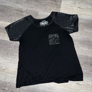 Crazy Train Black Leopard Shirt